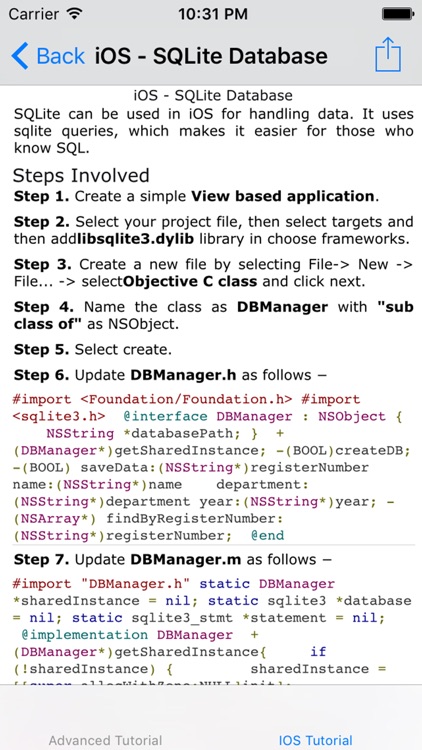 Tutorial for iPhone SDK