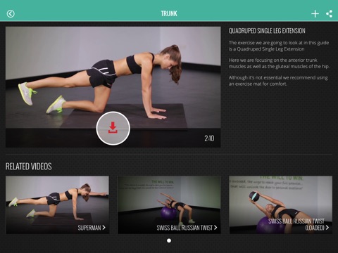 Triathlon Fitness - exercise video guides screenshot 4