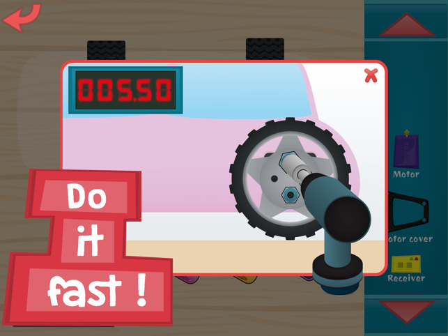 ‎Kids RC Toy car mechanics Game for curious boys and girls to look, interact, listen and learn Screenshot