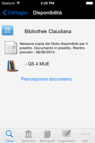 Biblio Claudiana screenshot 4
