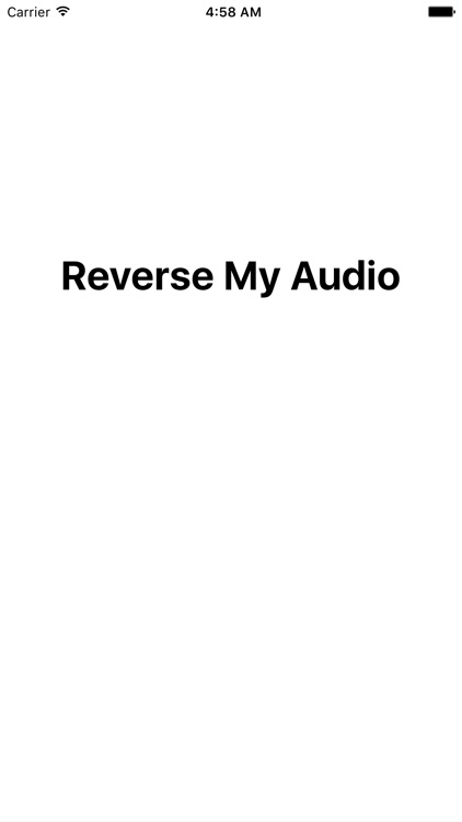 Reverse My Audio screenshot-3