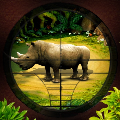 African Safari Hunting 3D-wild jungle animal Icon