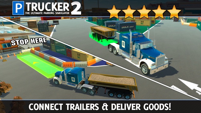 Trucker Parking Simulator 2 a Real Monster Truck & Lorry Dri(圖2)-速報App