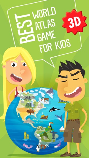 Atlas 3D for Kids – Games to Learn Geogr