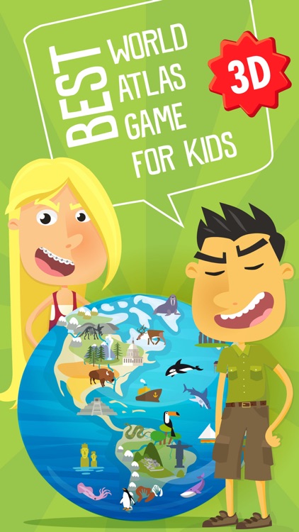 Atlas 3D for Kids – Games to Learn Geography (P)