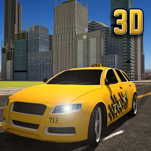 Crazy City Taxi Simulator 3D iOS App