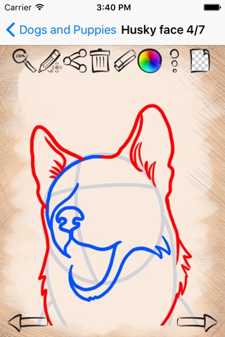 Drawing Cute Dogs And Puppies screenshot 3