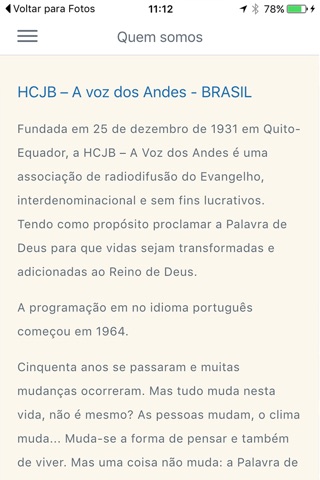 HCJB - A VOZ DOS ANDES screenshot 4