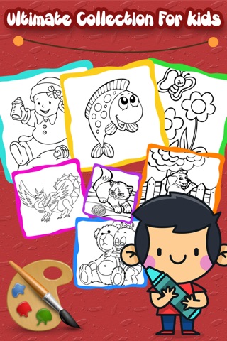 Coloring Book For Kids - Play And Learn With Color Pictures Game For Free screenshot 2