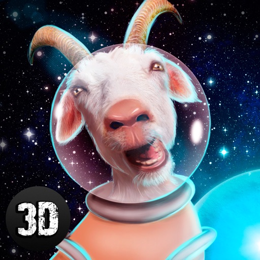 Crazy Space Goat Simulator 3D Full icon