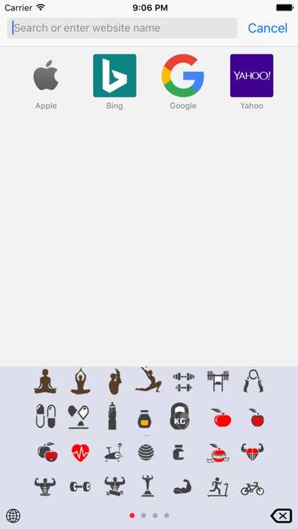 Workout Emoji Keyboard