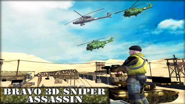 Bravo 3D Sniper Assassin - Military Sniper Assault Shooter Game