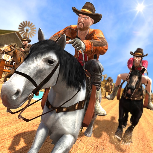 Extreme Wild Horse Race Texas - Cowboys Takes Challenge To Win Race & Become Derby Champion iOS App