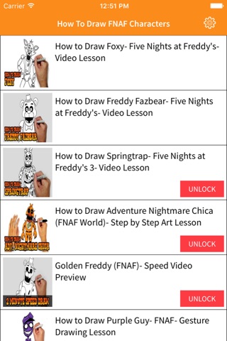 How To Draw - Learn to draw FNAF Characters and practice drawing in app screenshot 2