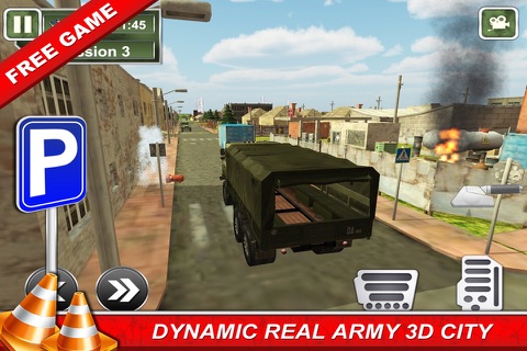 Army Truck - Parking Driving Simulator screenshot 4