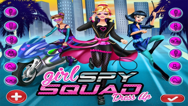 Girls Spy Squad Dress Up