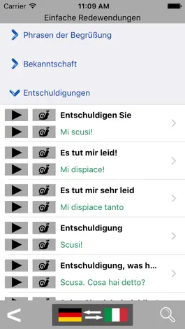 Game screenshot German / Italian Talking Phrasebook Translator Dictionary - Multiphrasebook apk