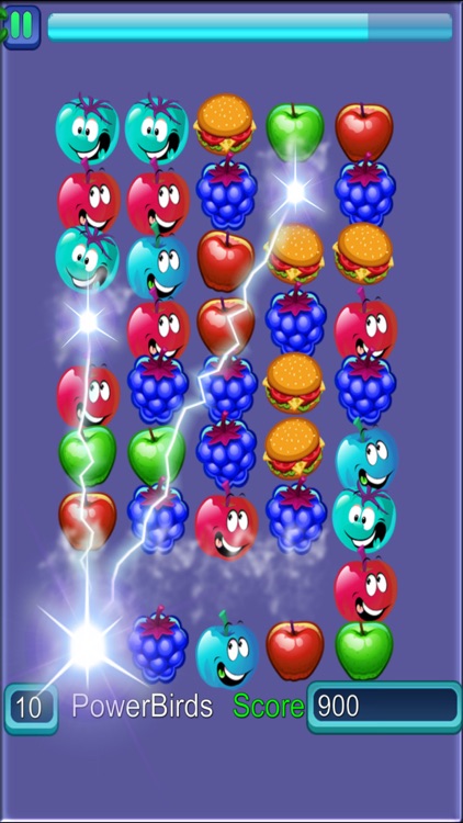 Electric Fruits Blast Mania Puzzle Free Teaser Games screenshot-4