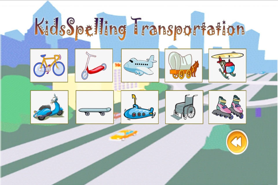 Kids Spelling Transportation screenshot 2
