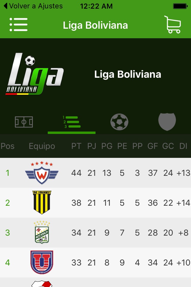 Liga Boliviana screenshot 4