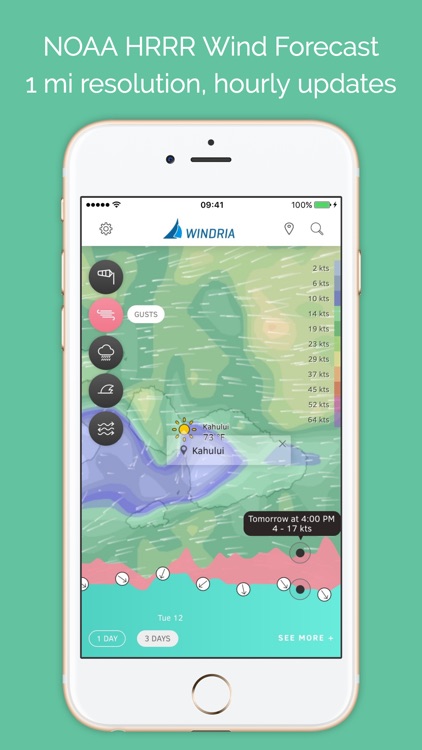 Windria - Hawaii (NOAA high-res wind/marine weather forecast)