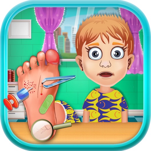 Expert Foot Surgery games for kids teens & girls : doctor games Icon