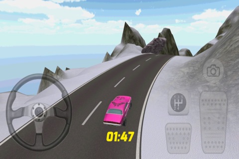 Pink Car Racing screenshot 2