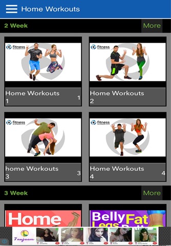 Home Workouts - 30 Day Fit Challenges screenshot 2