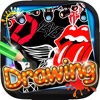 Drawing Desk Band Logos : Draw and Paint  Coloring Books Edition Free