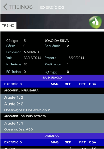 Mobile Aluno Clube Sirio screenshot 4