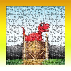 Activities of Dinosaur World Cartoon Jigsaw Magic Puzzle Fun Game for Kids