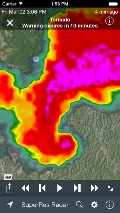NOAA SuperRes Radar US - HD Weather Radar and Forecasts