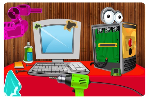 Computer Repair Shop – crazy mechanic & machine fix it game for kids screenshot 4