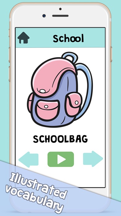 English learning for kids - Vocabulary and games to learn words 1.1 IOS -