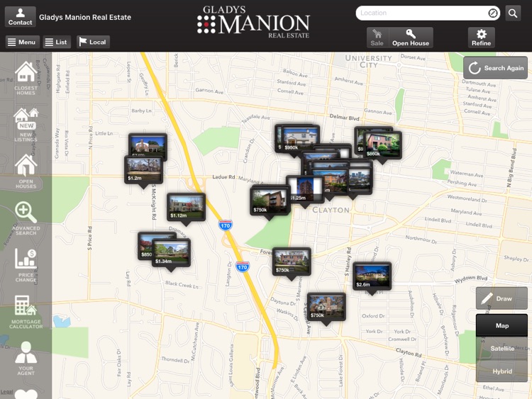 Gladys Manion Real Estate – St. Louis Home Search for iPad