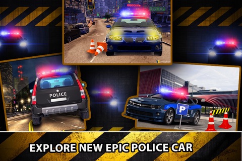 NYPD Police Car Parking 2k16 - Multi Level 2 Real Life Driving Test Career Simulator screenshot 3