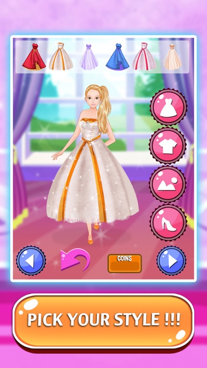 Princess Party - A little girl dress up and salon games for kids screenshot-3