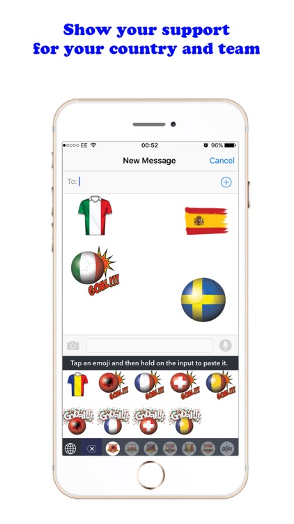 EuroMoji - Euro 2016 Emoji Sticker Keyboard