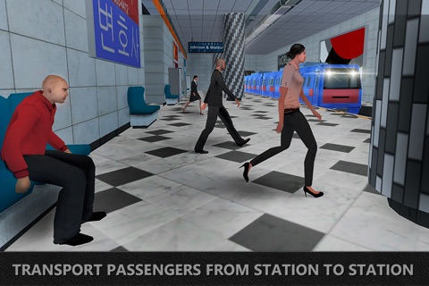 Seoul Subway Train Simulator 3D screenshot 2