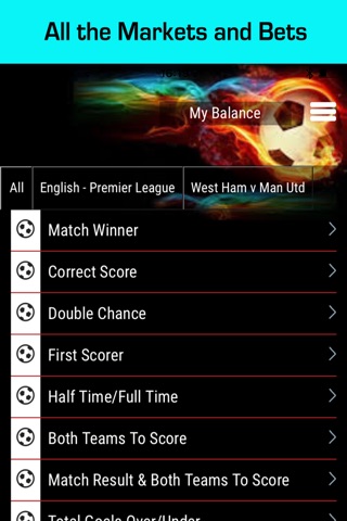 Matchday Guru football betting & odds comparison app for Euro 2016 screenshot 3