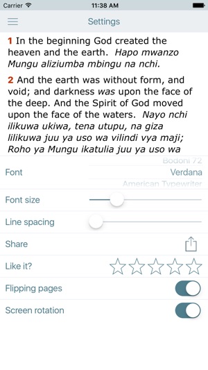 Swahili English Bilingual Bible (Biblia Takatifu - King Jame(圖5)-速報App