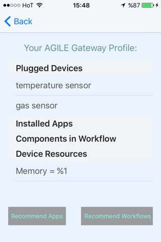 AGILE Gateway Recommender screenshot 4