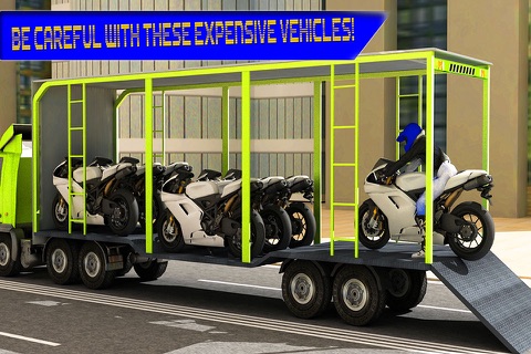 Transport Truck Driver Motorcycle Cargo Simulator 3D screenshot 3