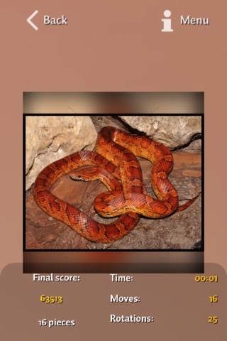 Snakes Great Puzzle screenshot 2