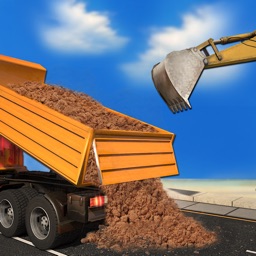 Real City Crane excavator operator simulator : Enjoy Dump truck, Drive Heavy Construction Material & Transport vehicle