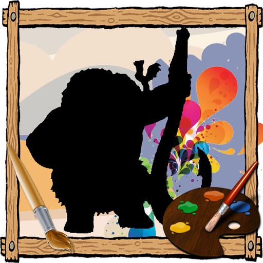 Painting App Game Moana Cartoons Edition icon