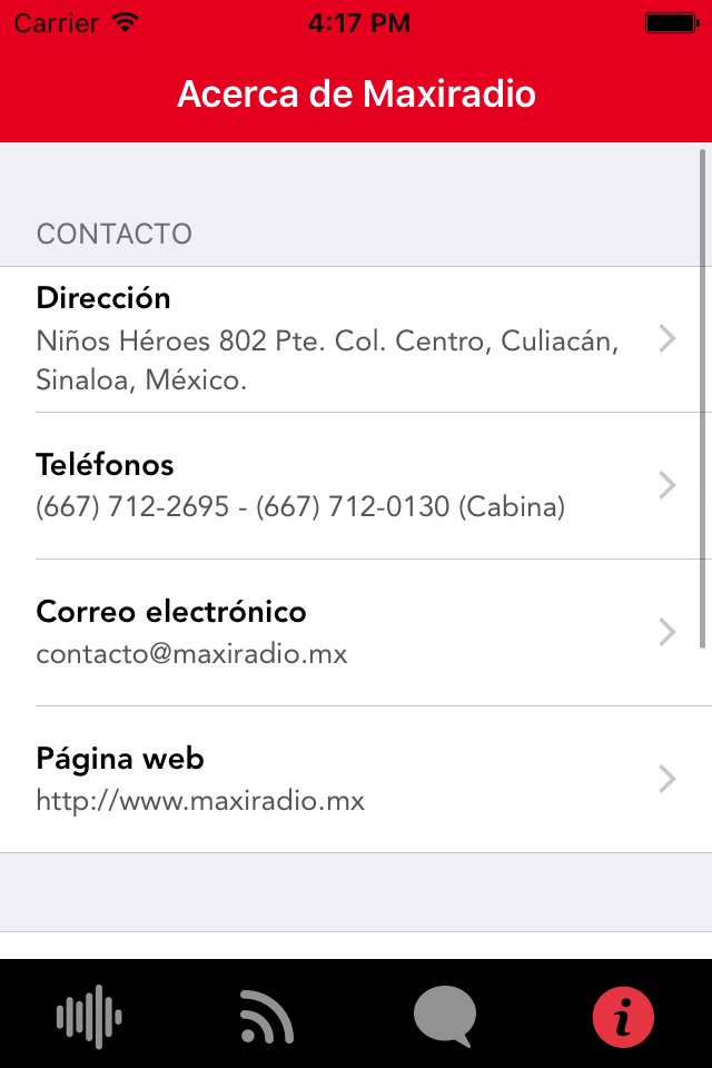Maxiradio screenshot 4