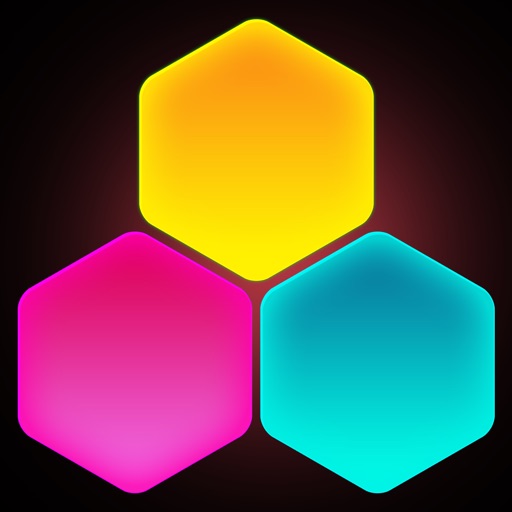 Hexagon Fit: 10/10 Hex Puzzle Game - Bricks Block Logic Grid Puzzles Word For Brain Training Icon