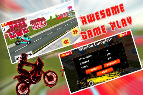 Extreme Stunt Biker Game screenshot 2