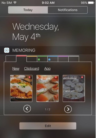 MEMORING ( Simple / Rapid Memo Widget ) screenshot 4